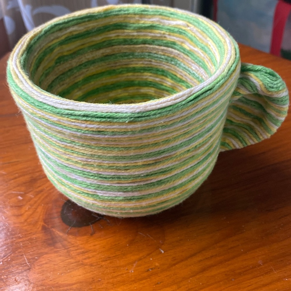 Colorful Braided Planter